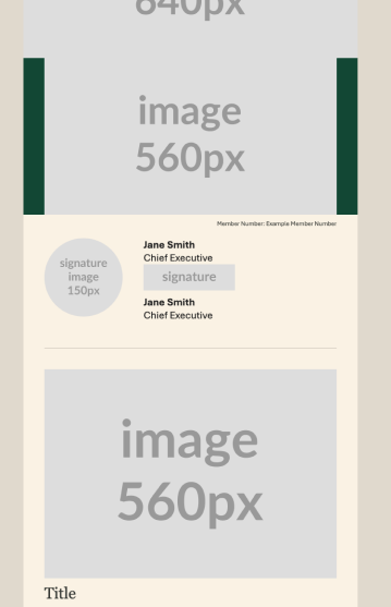 Arbor Day Foundation email design 2